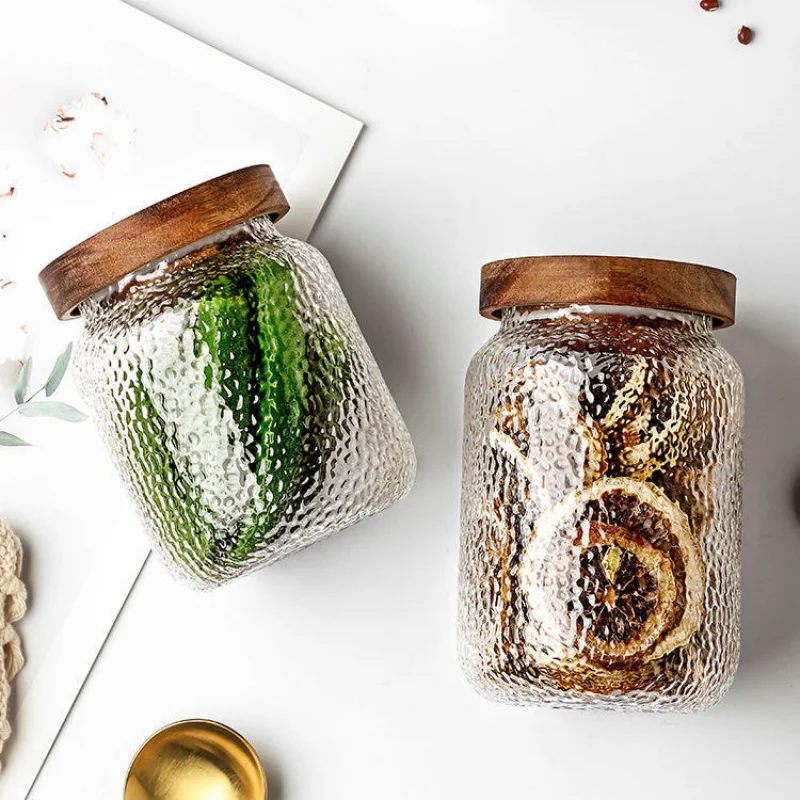 3 für 2 SPAR-Set: Vorratsglas "GLASLIEBE" mit Holzdeckel (700/800/1000 ml)