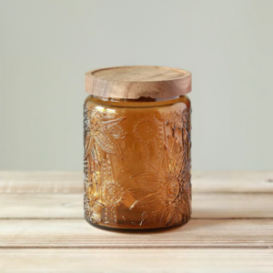 3 für 2 SPAR-Set: Vorratsglas "FARBKLANG" mit Holzdeckel (1000 ml)