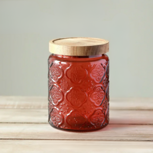3 für 2 SPAR-Set: Vorratsglas "FARBKLANG" mit Holzdeckel (1000 ml)