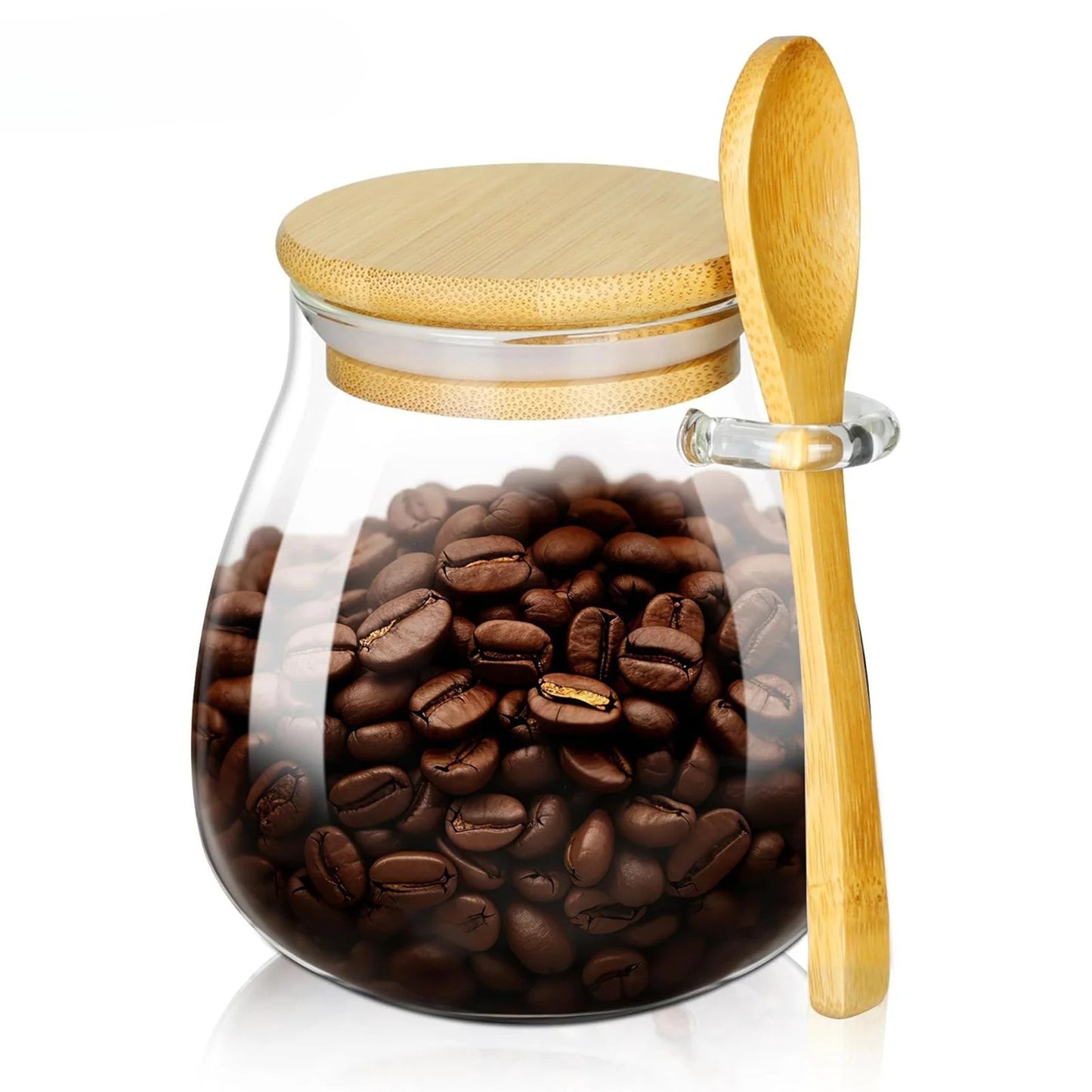 3 für 2 SPAR-Set: Vorratsgläser "ZAUBERVORRAT" mit Holzdeckel und Löffel (350/600/1000 ml)