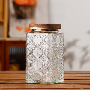 3 für 2 SPAR-Set: Vorratsglas "ZIERVORRAT" mit Holzdeckel (1000 ml)