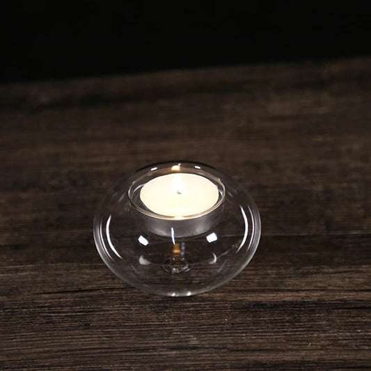 Windlicht 3 für 2 SPAR-Set: "KERZENSCHIMMER" (Ø12x11/Ø10x9/Ø8x7,5cm)