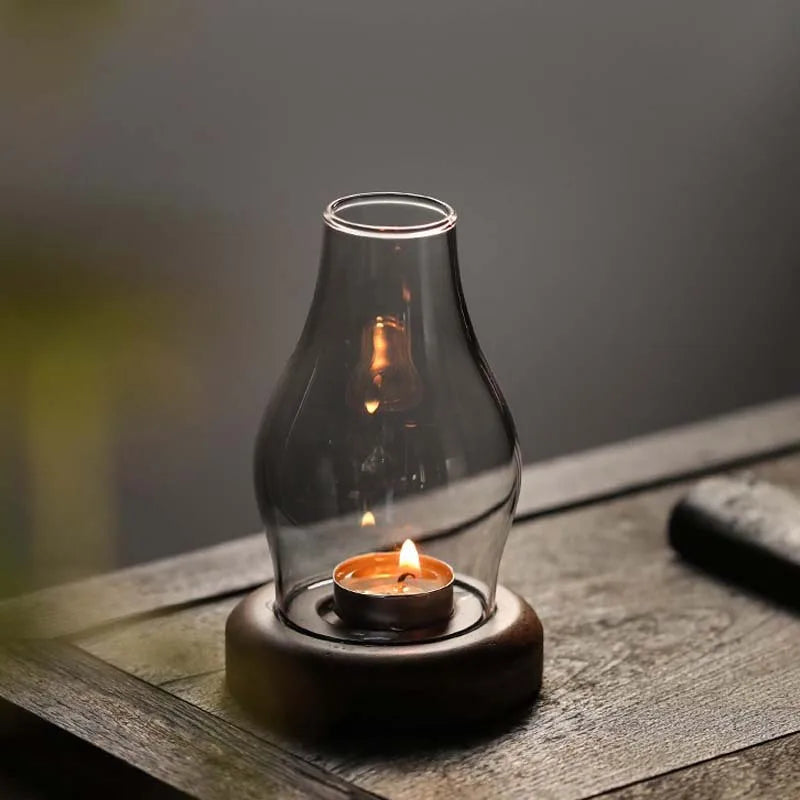 Windlicht 2er-SPAR-Set: "LICHTERTANZ" (Ø10x16 cm)