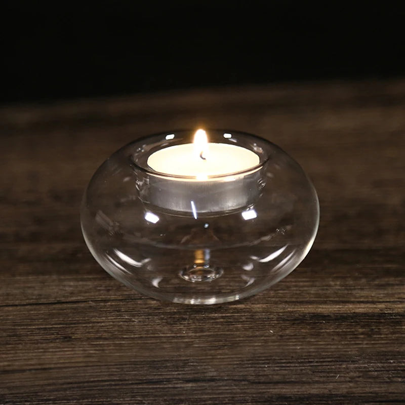 Windlicht 3 für 2 SPAR-Set: "KERZENSCHIMMER" (Ø12x11/Ø10x9/Ø8x7,5cm)