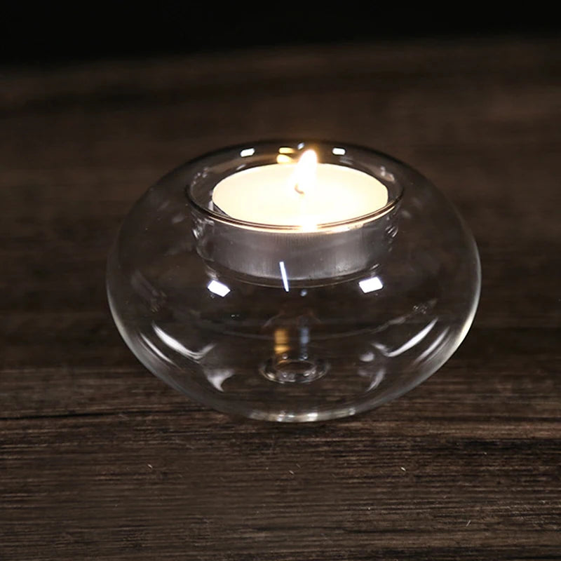 Windlicht 3 für 2 SPAR-Set: "KERZENSCHIMMER" (Ø12x11/Ø10x9/Ø8x7,5cm)