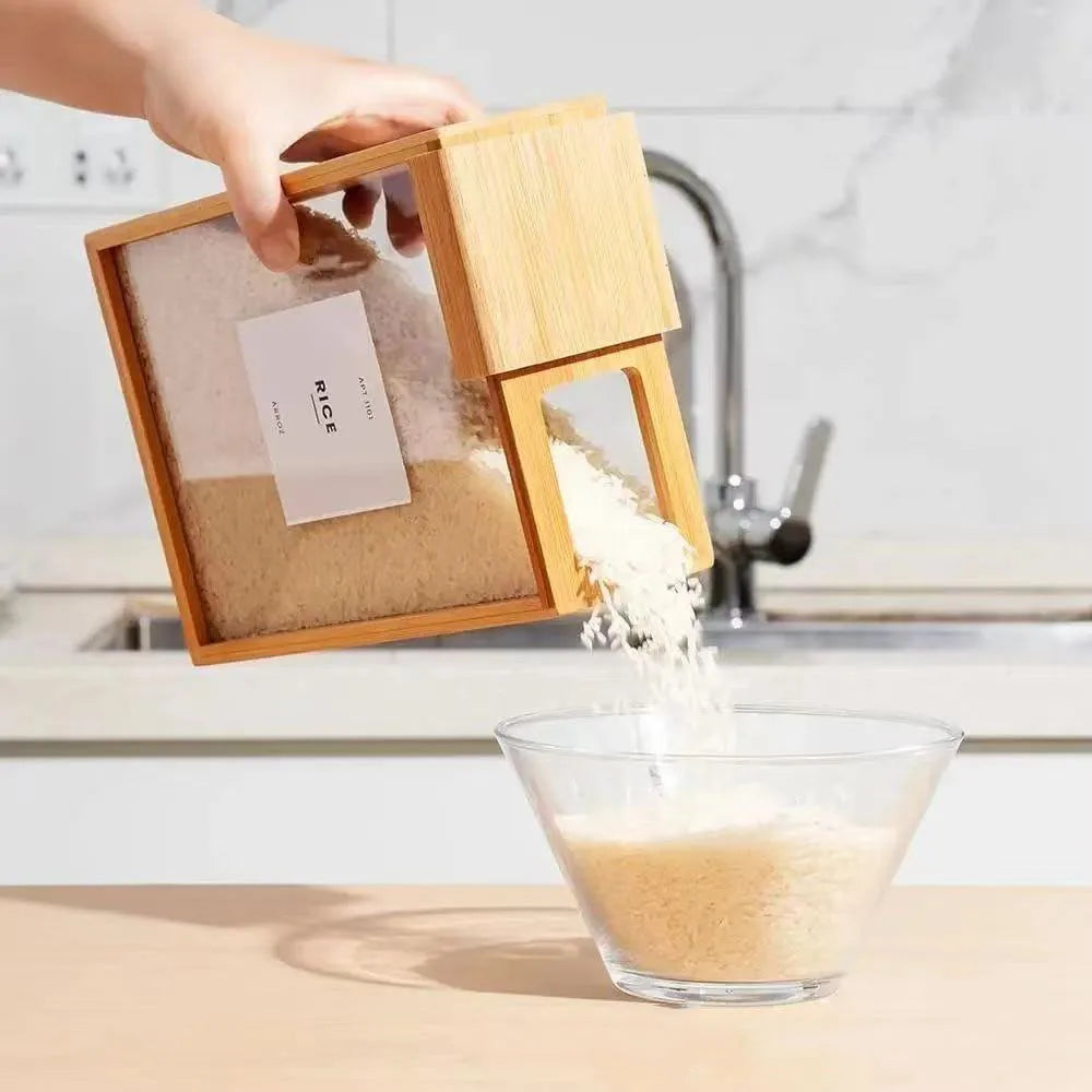 3 für 2 SPAR-Set: Vorratsglas "NUDELLIEBE" mit Holzrahmen (2000 ml)