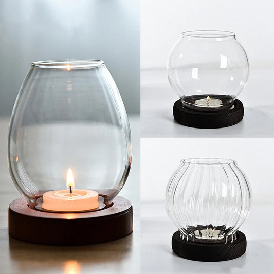 3 für 2 SPAR-Set: Windlicht "FLAMMENZAUBER" (Ø8x10,5/Ø10x9,5/Ø10x9,5cm)