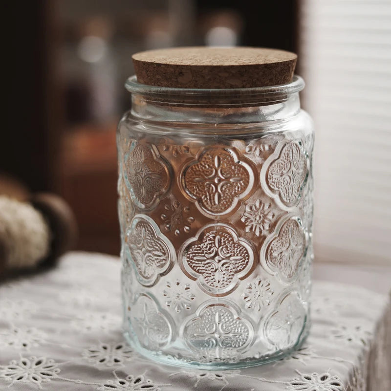 Vorratsglas im 2er SPAR-Set:  "LIEBLINGSGLAS" mit Korkdeckel (1000 ml)